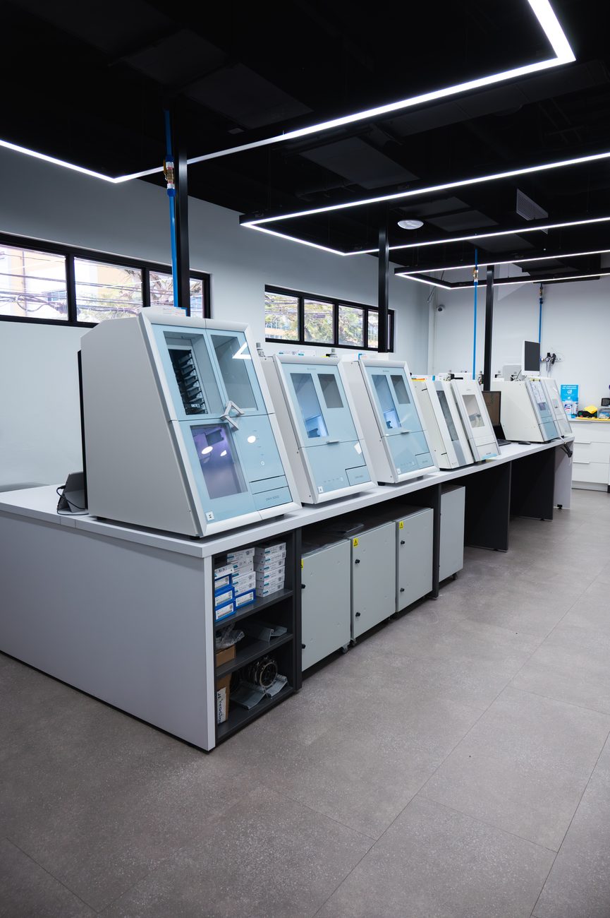 Lab and production area